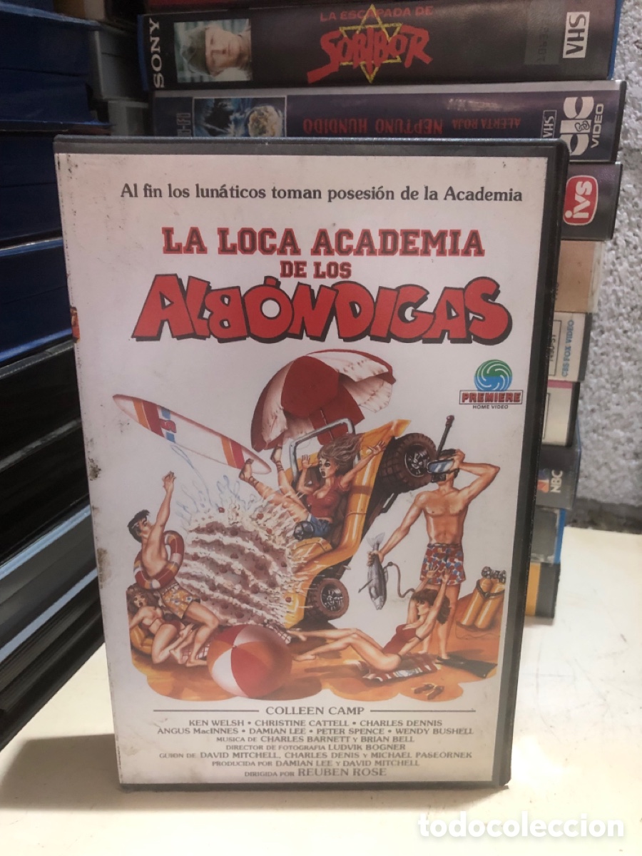 Cine: VHS V&Iacute;DEO CLUB LA LOCA ACADEMIA DE LOS ALB&Oacute;NDIGAS