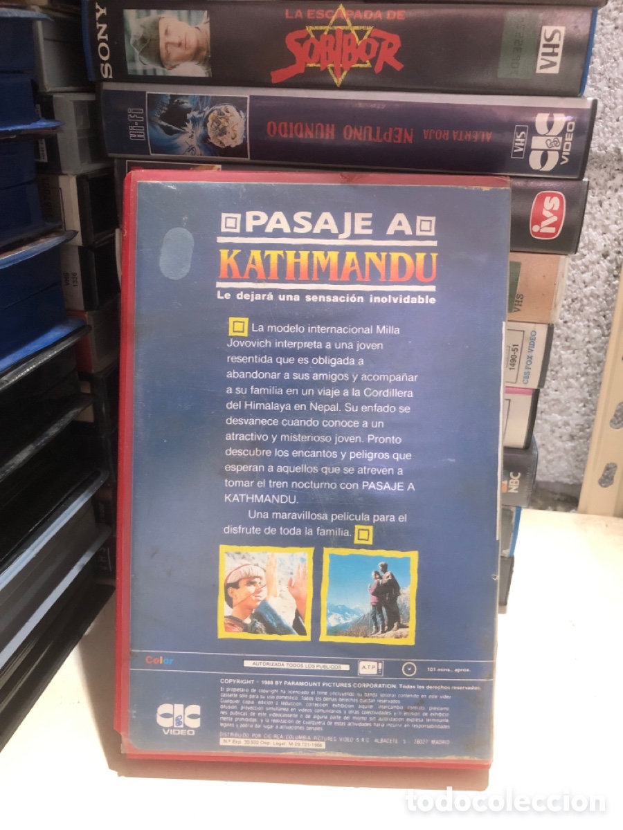 Cine: VHS P&Aacute;SAJE A KATMAND&Uacute; - Foto 2