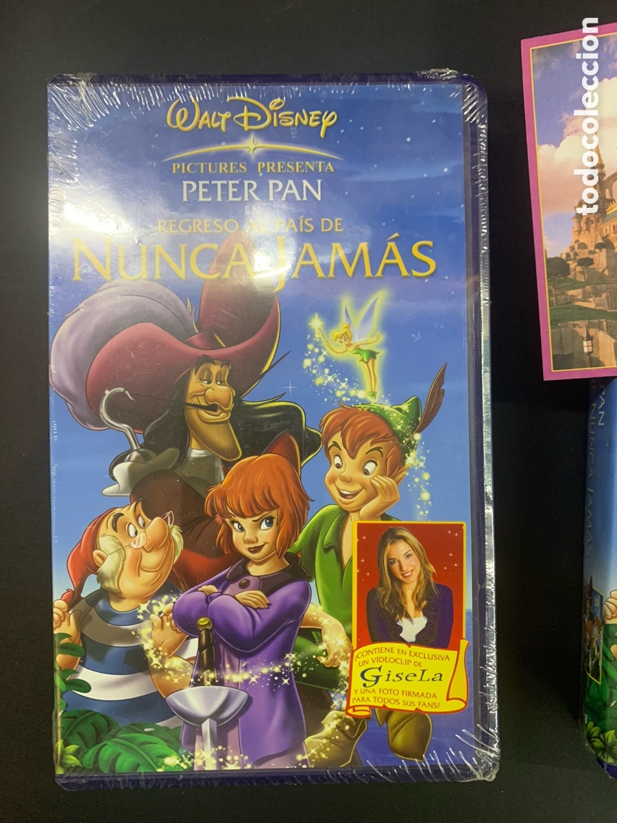 Cine: VHS Disney peter pan el regreso al pa&iacute;s de nunca jam&aacute;s