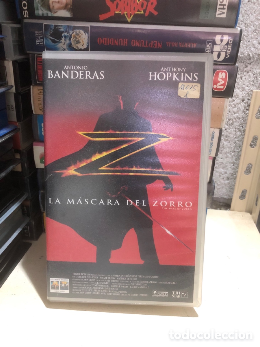 Cine: VHS V&Iacute;DEO CLUB LA M&Aacute;SCARA DEL ZORRO