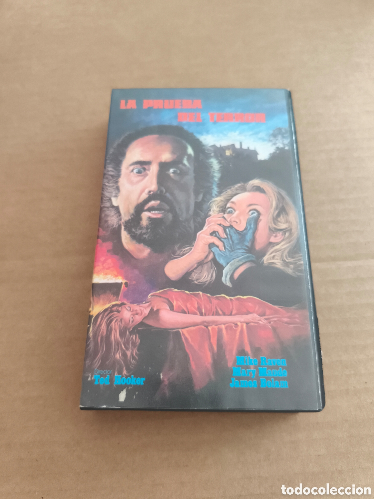 Cine: VHS LA PRUEBA DEL TERROR - DIRIGIDA POR TED HOOKER - MIKE RAVEN MARY MAUDE JAMES BOLAM - CULT!
