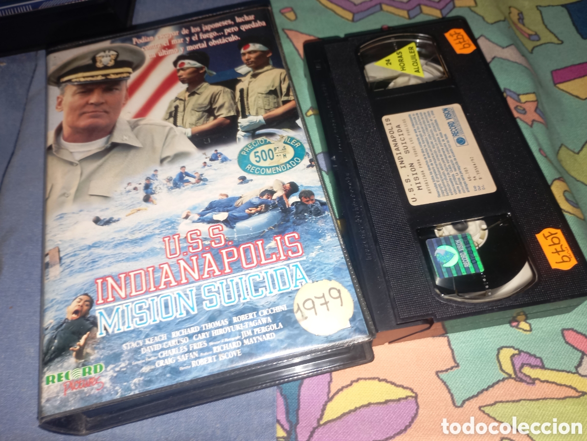 Cine: U.S.S. INDIANAPOLIS : MISION SUICIDA- VHS