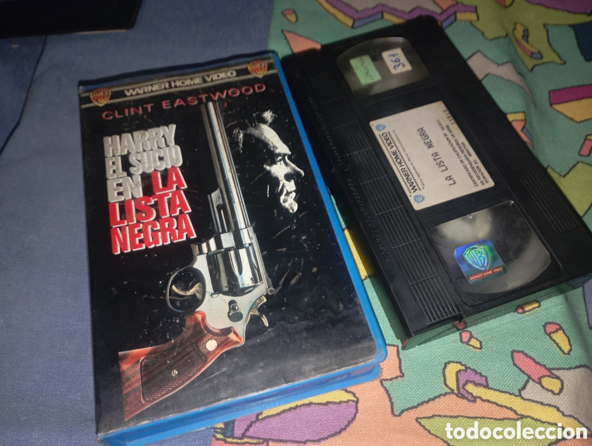 Cine: Harry el sucio en la lista negra- vhs- 1 edicion