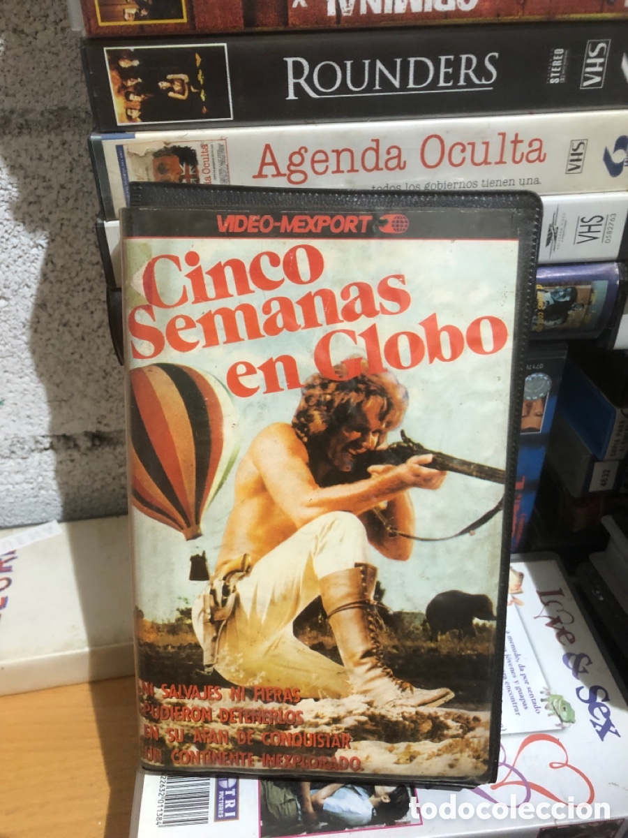 Cine: VHS V&Iacute;DEO CLUB CINCO SEMANAS EN GLOBO