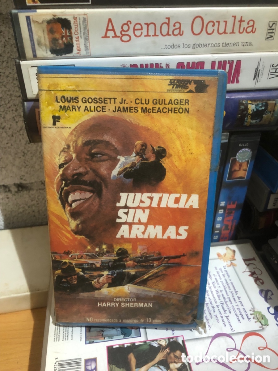 Cine: VHS V&Iacute;DEO CLUB JUSTICIA SIN ARMAS
