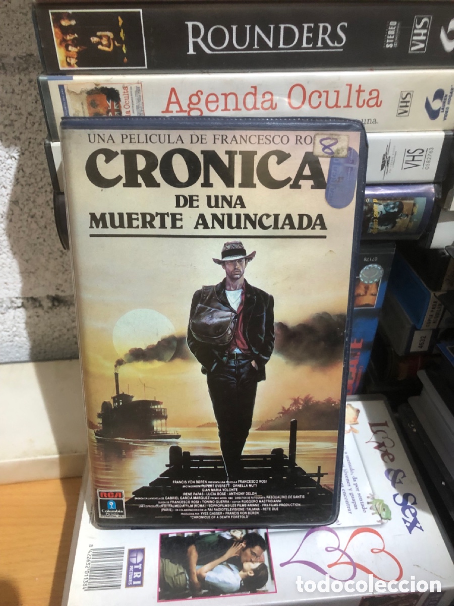 Cine: VHS V&Iacute;DEO CLUB UNA CR&Oacute;NICA DE UNA MUERTE ANUNCIADA