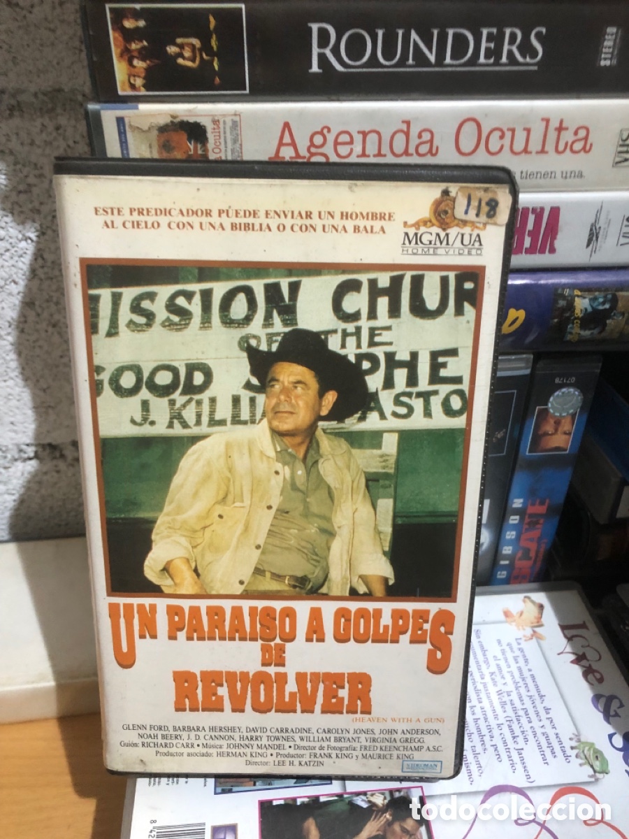 Cine: VHS V&Iacute;DEO CLUB UN PARA&Iacute;SO A GOLPE DE REV&Oacute;LVER