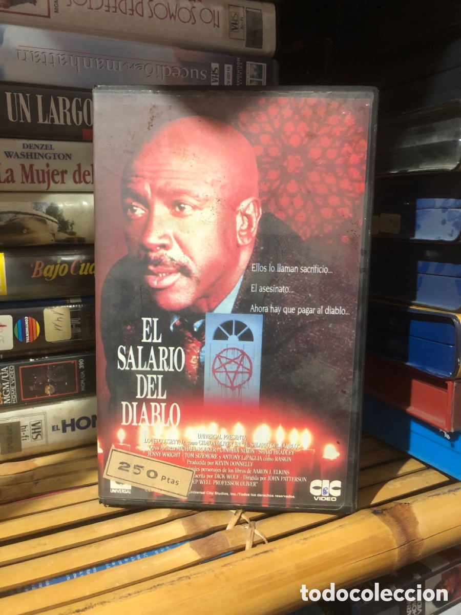 Cine: VHS V&Iacute;DEO CLUB EL SALARIO DEL DIABLO