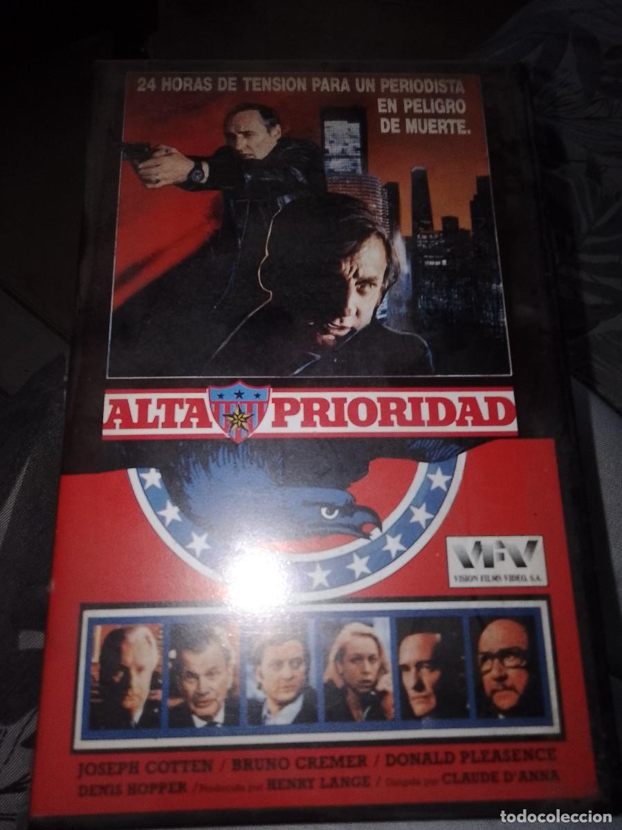 Cine: Alta prioridad vhs caja grande rrareza