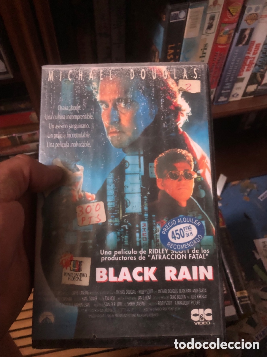 Cine: VHS V&Iacute;DEO CLUB BLACK RAIN