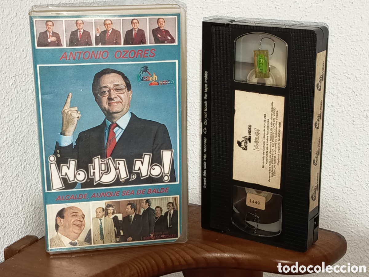 Cine: No hija no. Antonio ozores. Pel&iacute;cula VHS