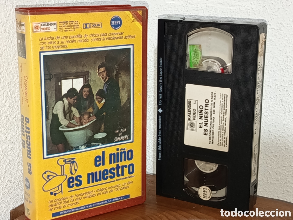 Cine: El ni&ntilde;o es nuestro. Manuel summers. Pel&iacute;cula VHS