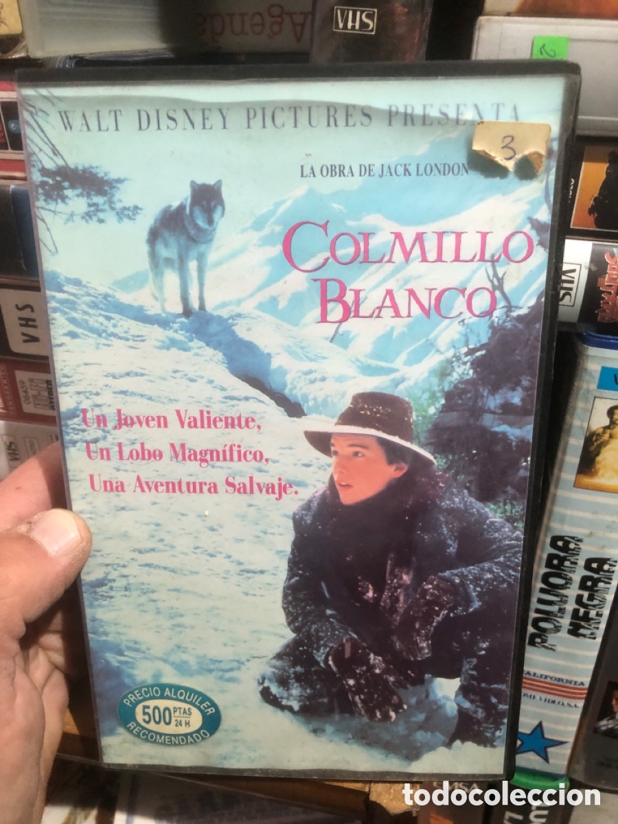 Cine: VHS V&Iacute;DEO CLUB COLMILLO BLANCO