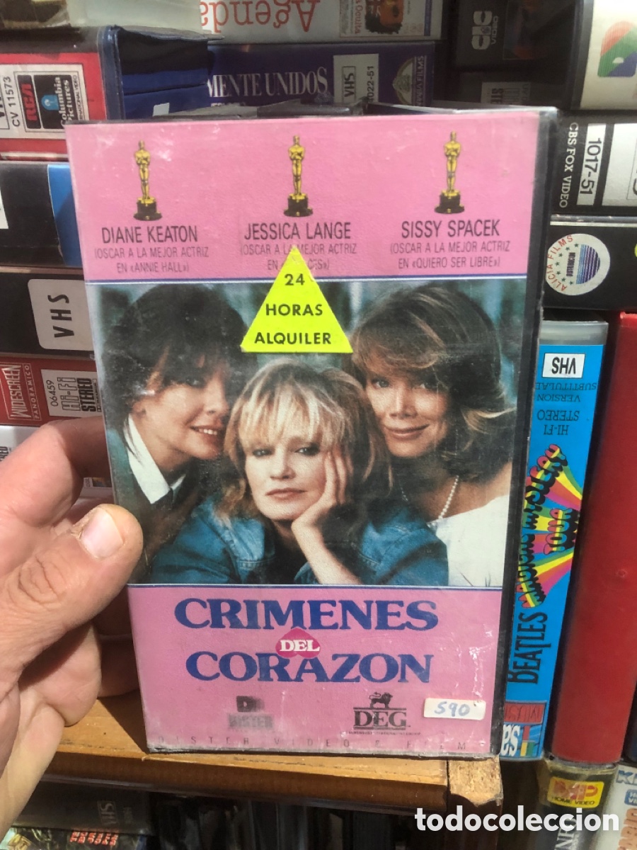 Cine: VHS V&Iacute;DEO CLUB CR&Iacute;MENES DEL CORAZ&Oacute;N