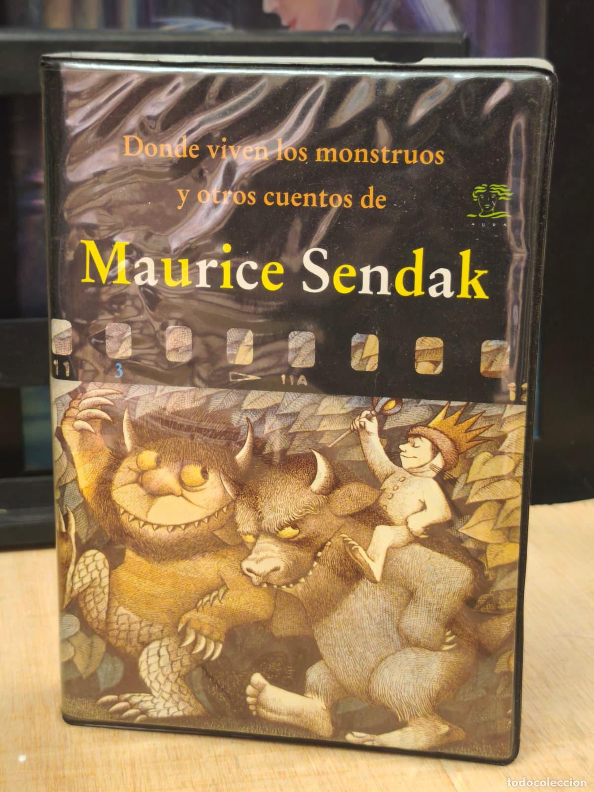 Cine: VHS - DONDE VIVEN LOS MONSTRUOS Y OTROS CUENTOS DE MAURICE SENDAK (C7)