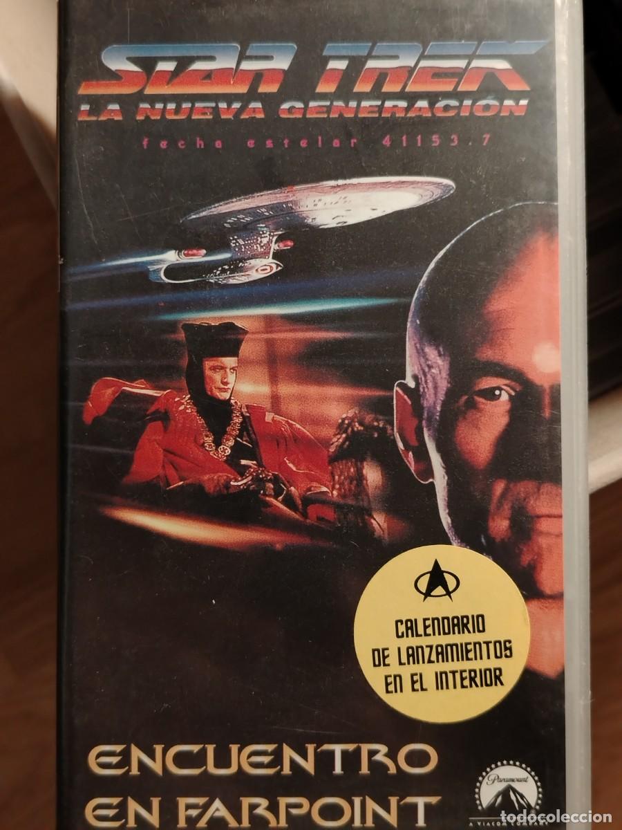 Cine: STAR TREK - La Nueva Generaci&oacute;n - Encuentro en FarPoint VHS (1998) - VHS