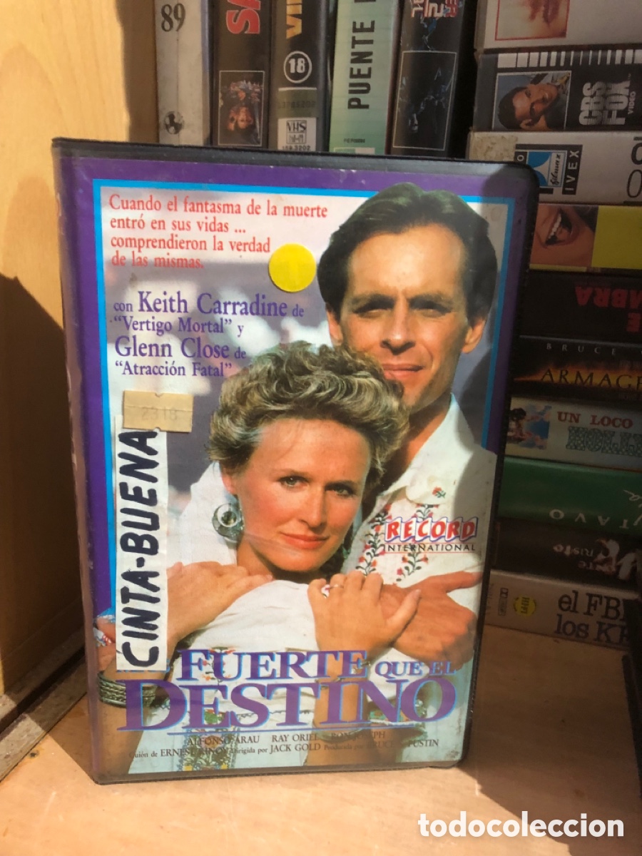Cine: VHS V&Iacute;DEO CLUB M&Aacute;S FUERTE QUE EL DESTINO