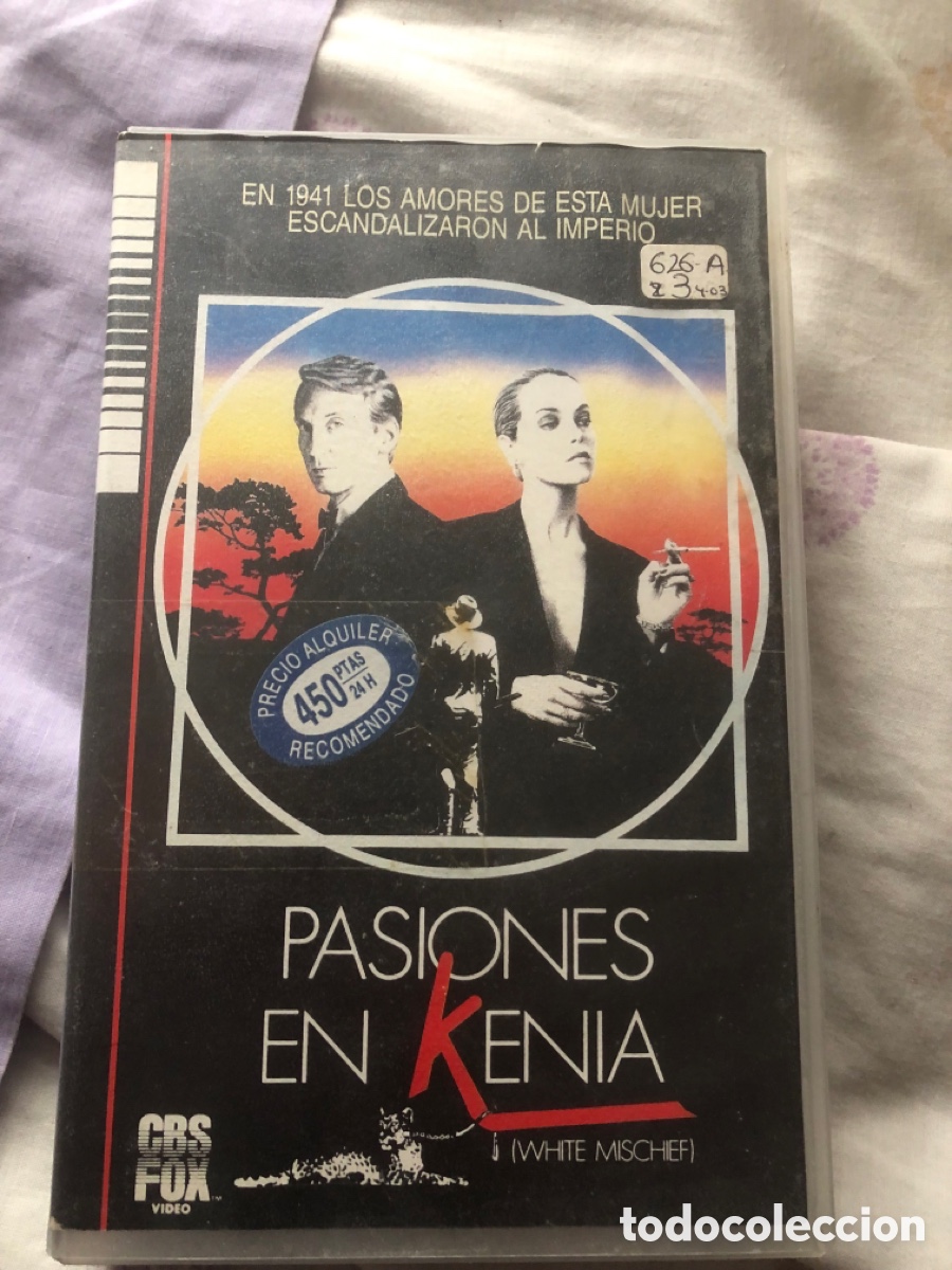Cine: VHS V&Iacute;DEO CLUB PASIONES DE KENIA