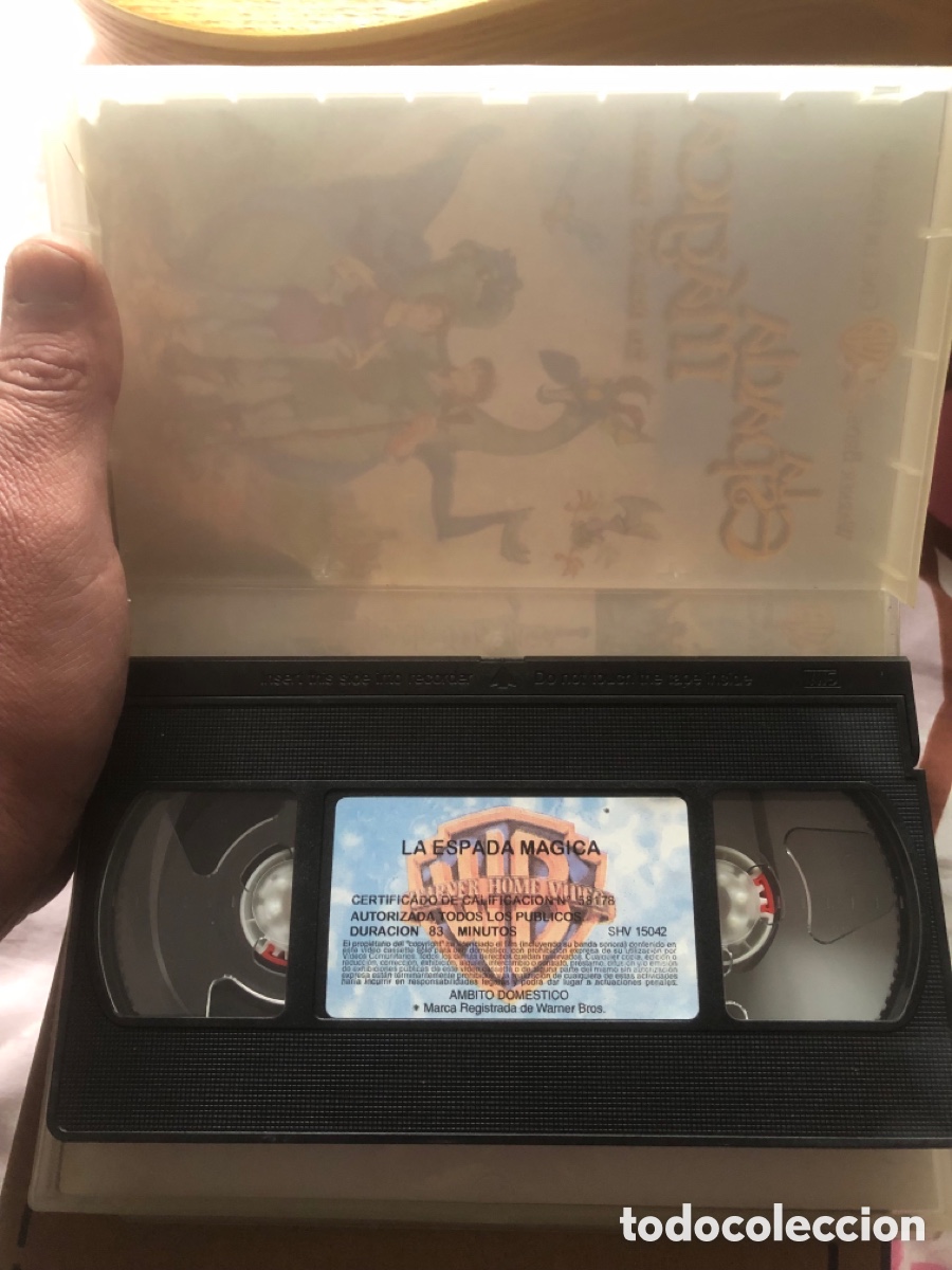 Cine: VHS LA ESPADA M&Aacute;GICA - Foto 4