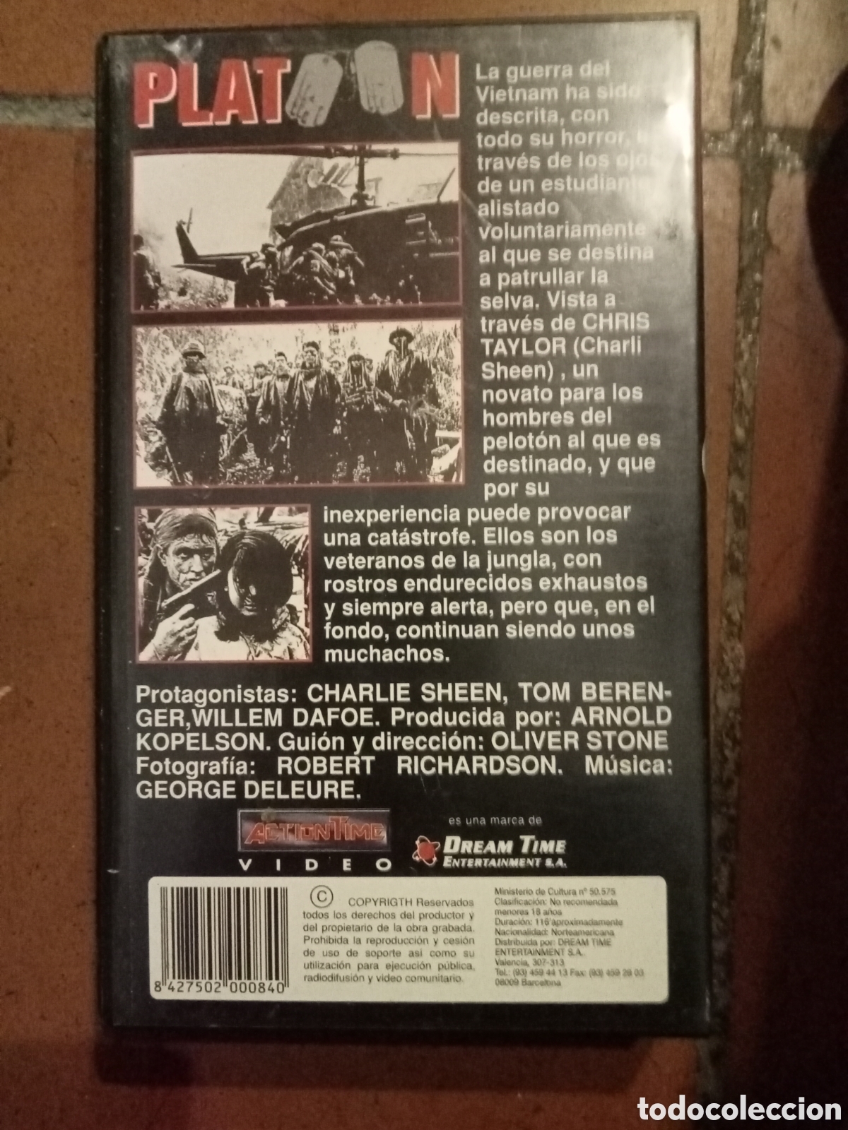 Cine: VHS platoon action time video - Foto 2