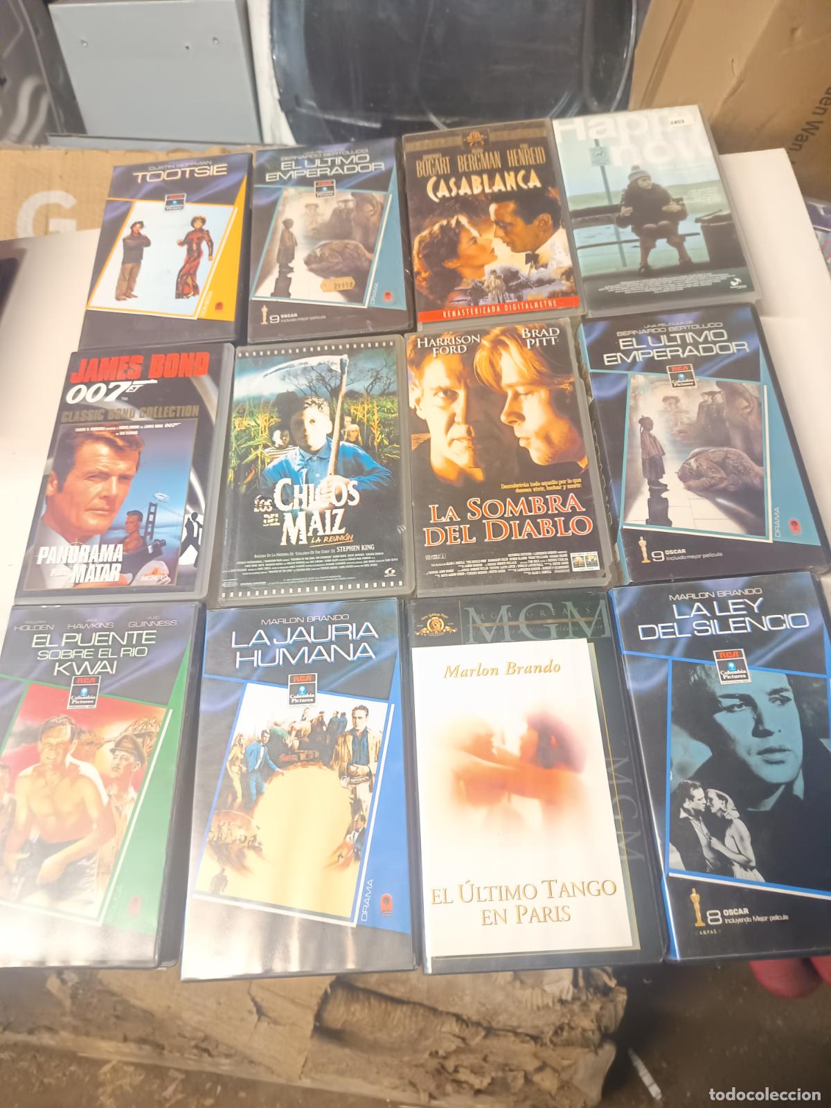 Cine: LOTE 12 PELICULAS DE CINE EN VIDEO VHS, VIDEOCLUB, A&Ntilde;OS 80-90