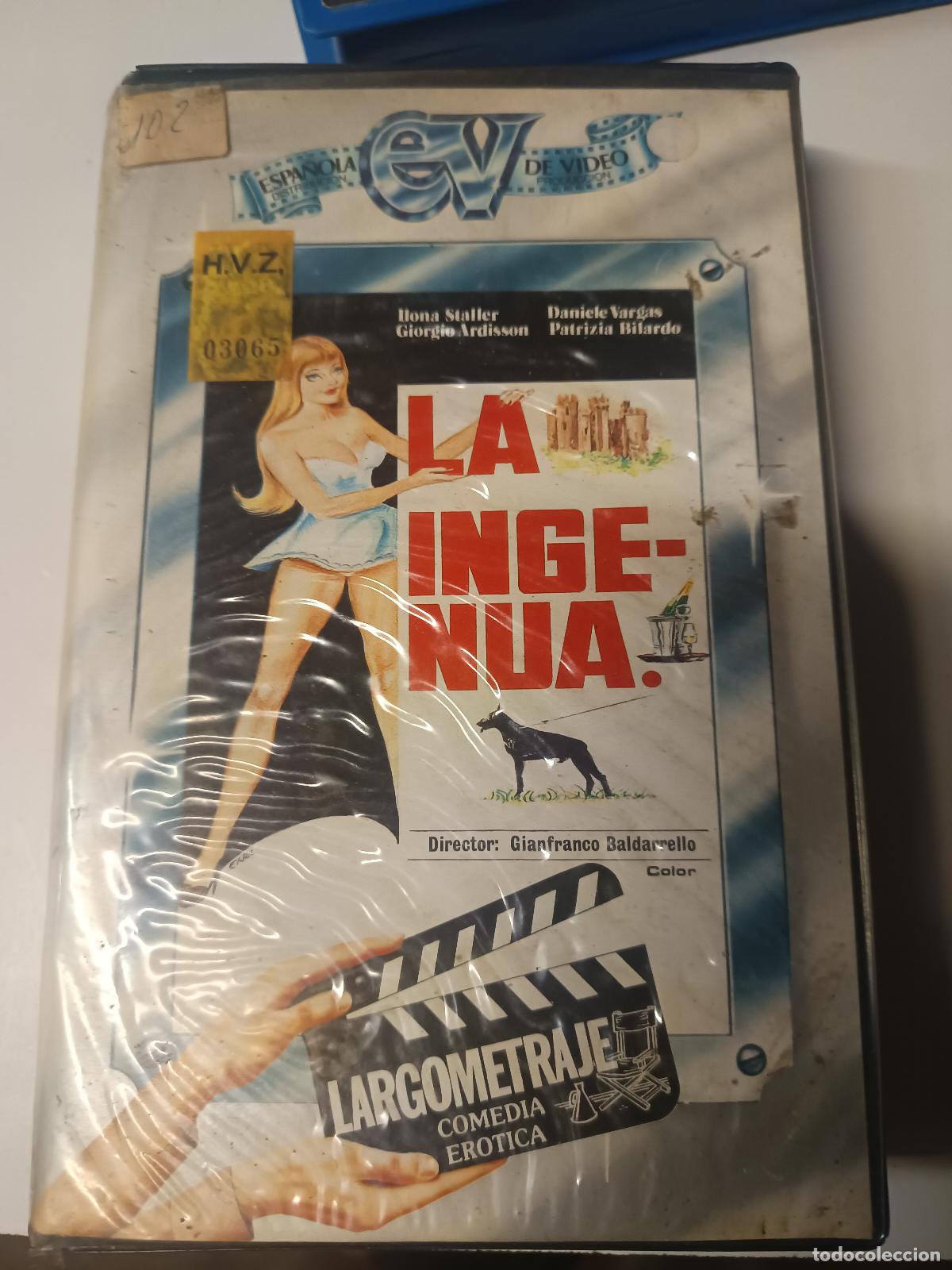 Cine: LA INGENUA / ILONA STALLER / CICCIOLINA / Dir. GIANFRANCO BALDARRELLO / VHS COMEDIA EROTICA ITALIA