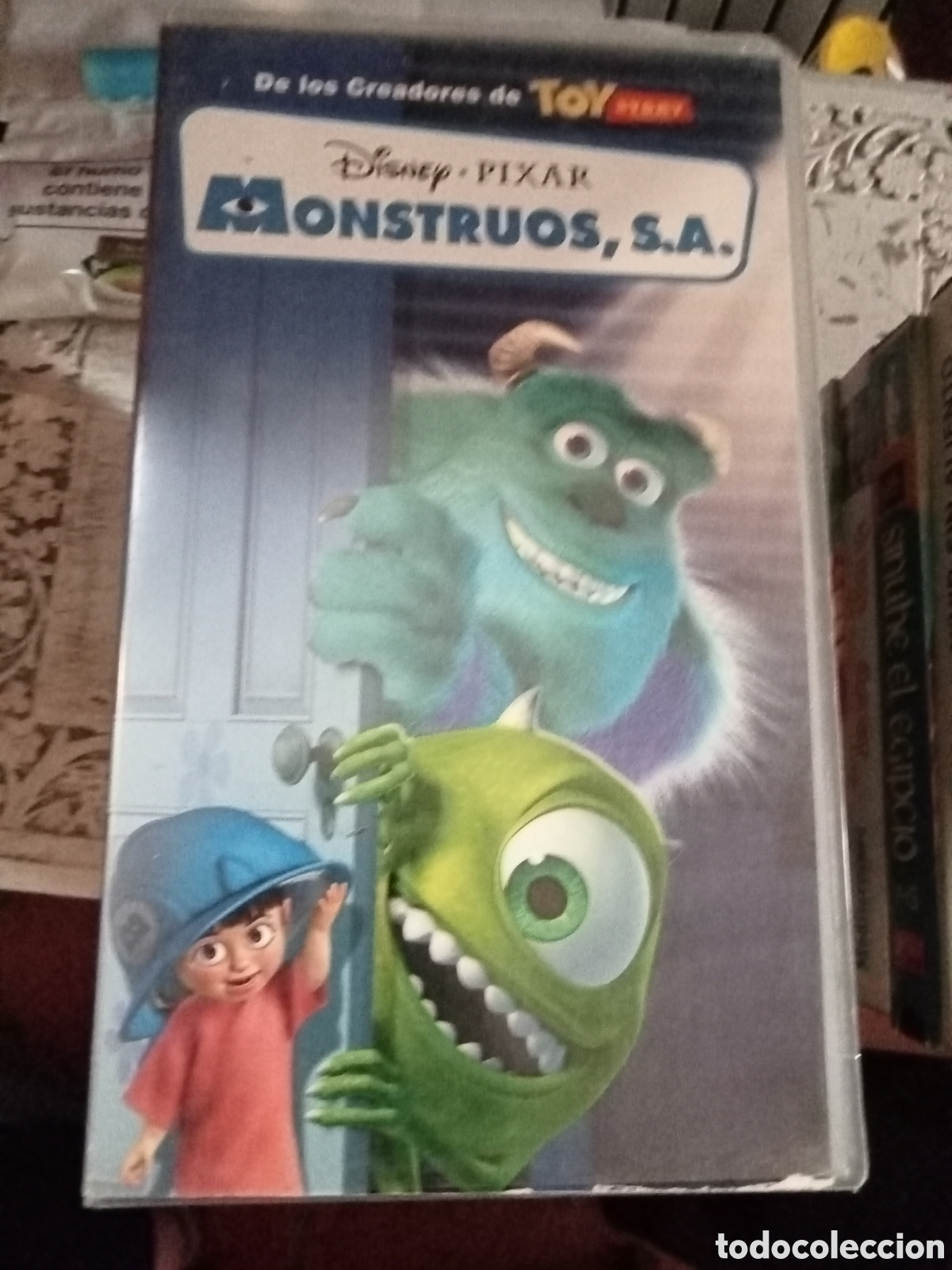 Cine: VHS monstruos s.a. Disney pixar