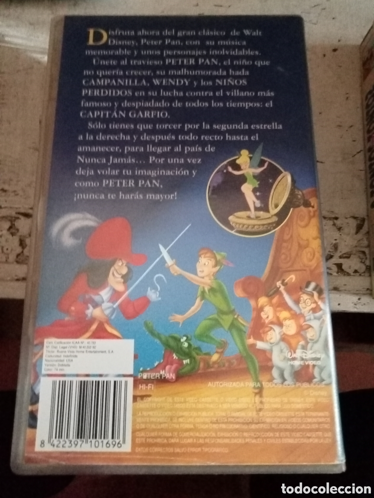 Cine: VHS los cl&aacute;sicos Peter Pan - Foto 2