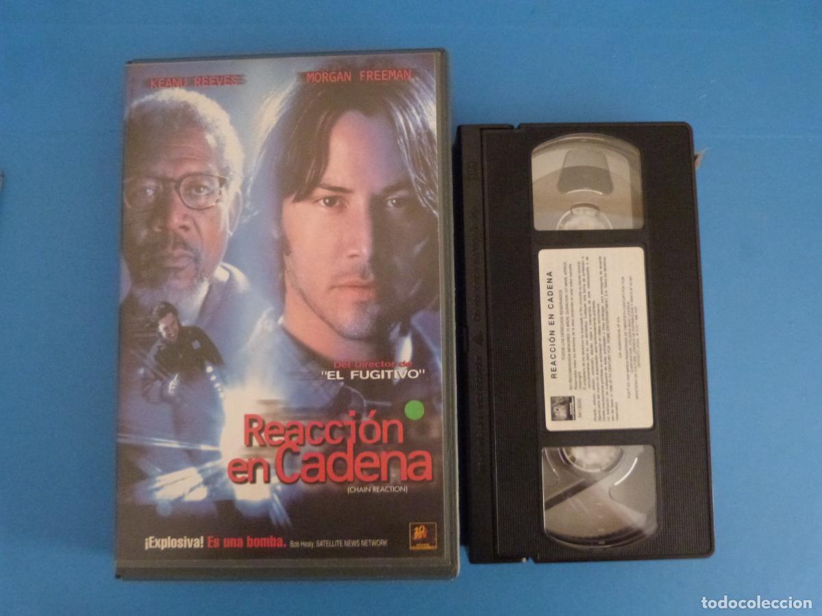 Cine: PELICULA VHS REACCION EN CADENA KEANU REEVES MORGAN FREEMAN 1997