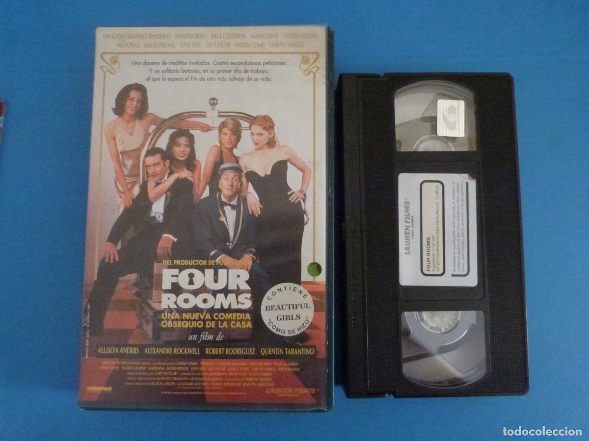 Cine: PELICULA VHS FOUR ROOMS ANTONIO BANDERAS MADONNA 1997