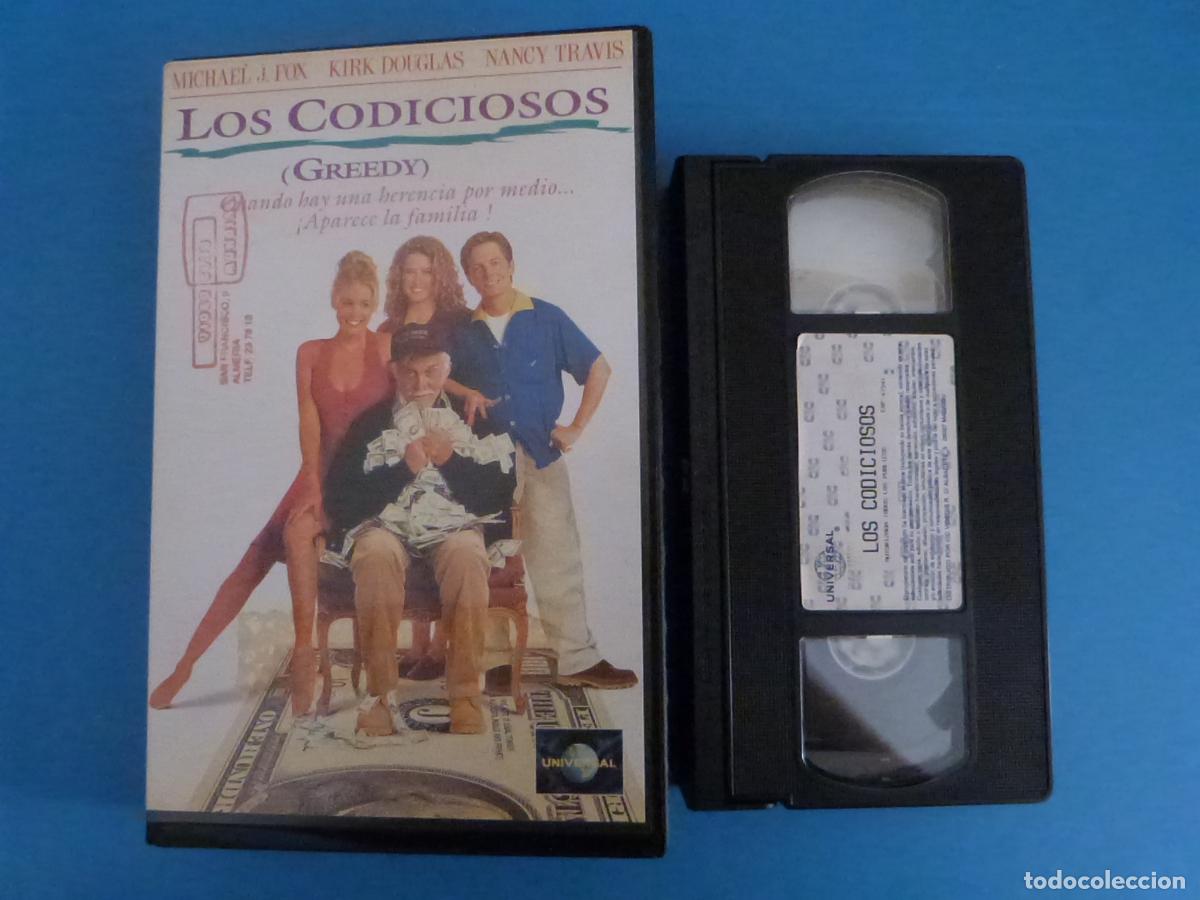 Cine: PELICULA VHS LOS CODICIOSOS MICHAEL J. FOX KIRK DOUGLAS 1995