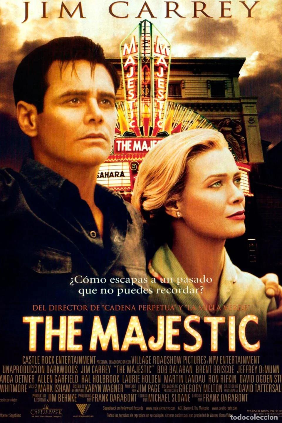 Cinema: PEL&Iacute;CULA VHS &rdquo;THE MAJESTIC&rdquo; - A&Ntilde;O 2001 - EDICI&Oacute;N WARNER HOME VIDEO - COPIA DE VENTA