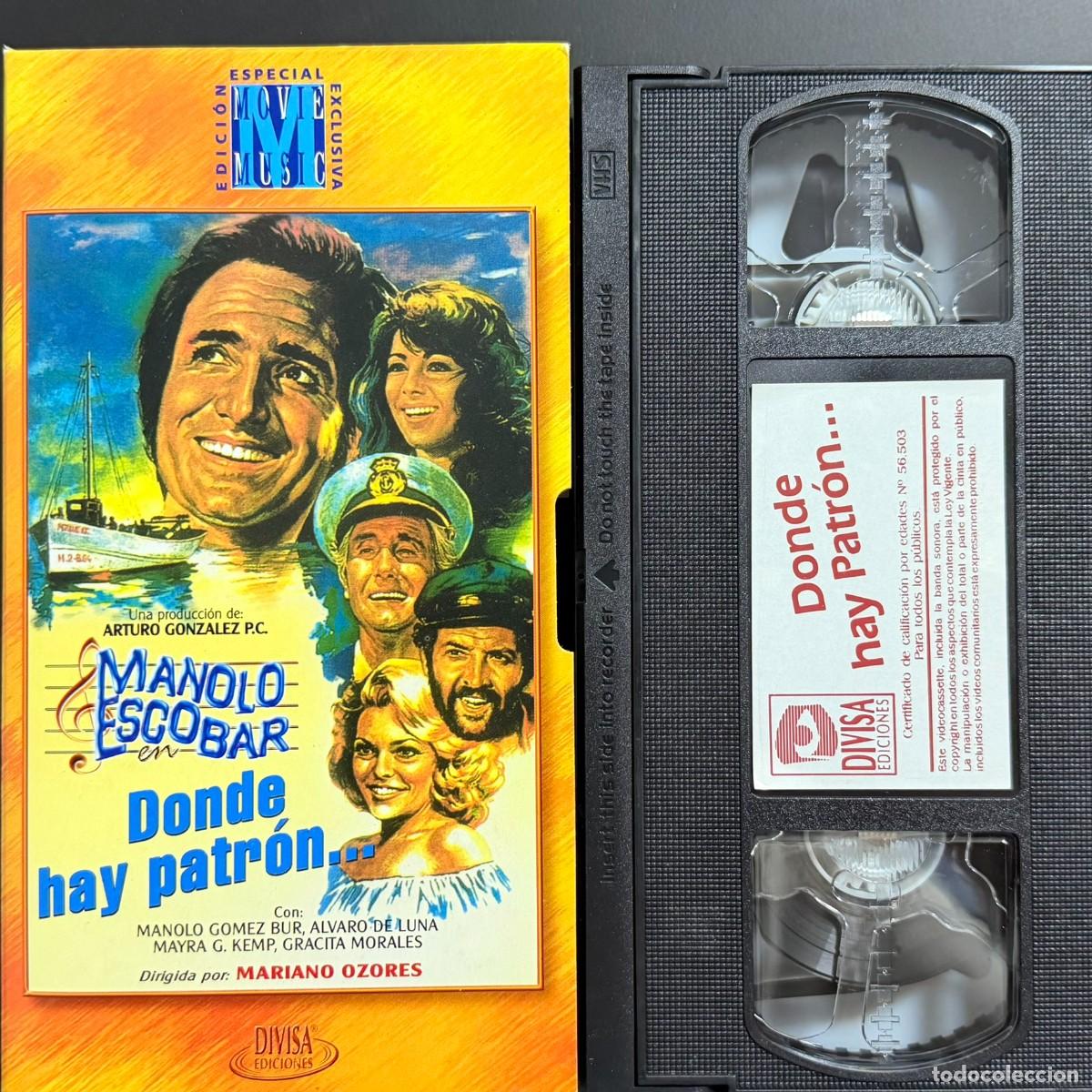 Cine: Mariano Ozores ● Donde hay patr&oacute;n... ● [VHS] card board