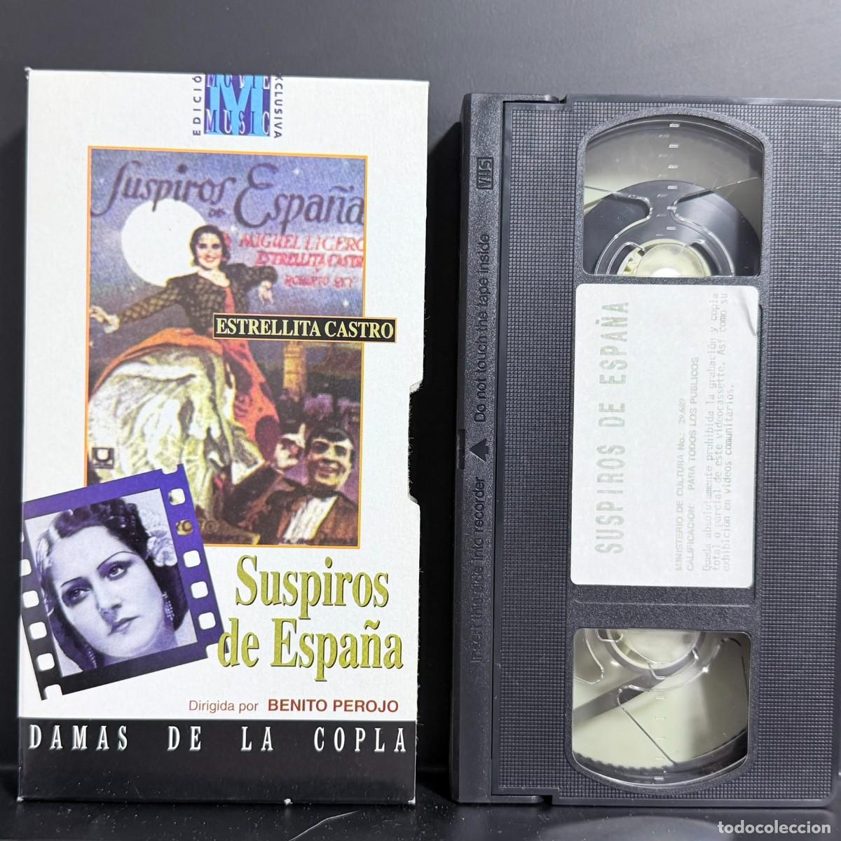 Cine: Benito Perojo ● Suspiros de Espa&ntilde;a ● [VHS] card board