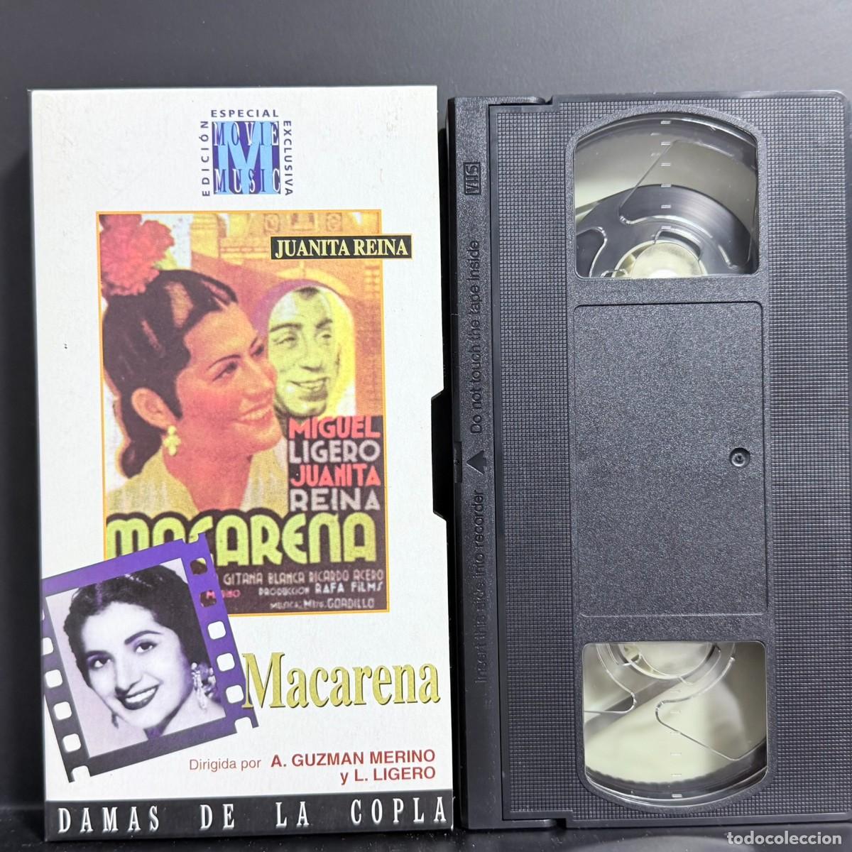 Cine: Antonio Guzm&aacute;n Merino, Luis Ligero ● Macarena ● [VHS] card board