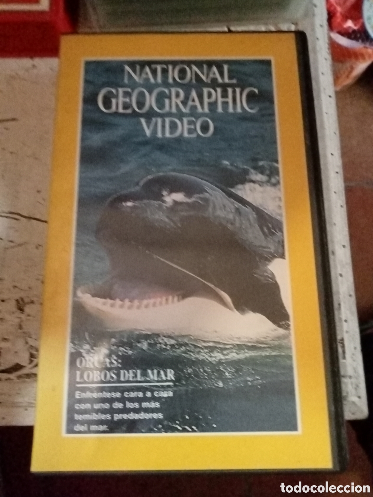 Cine: VHS national geographic video orcas lobos del mar
