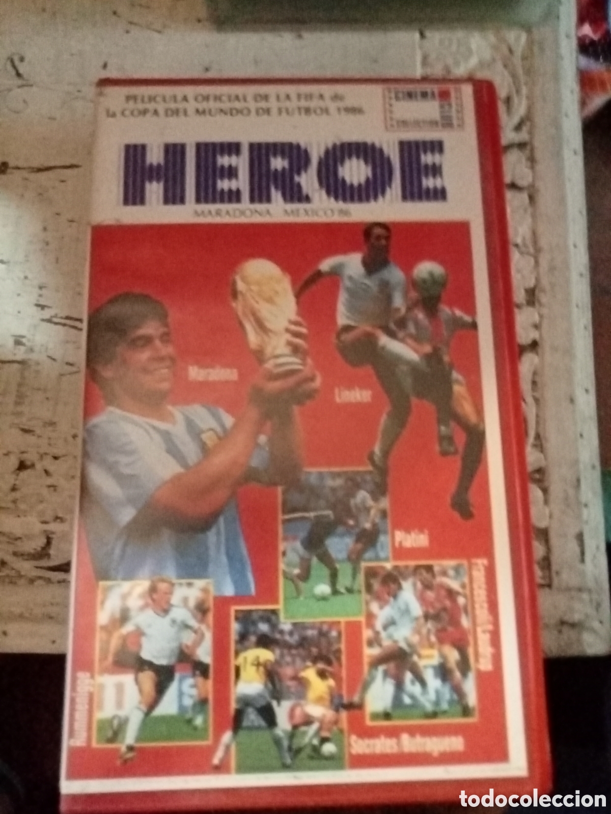 Cine: VHS heroe Maradona M&eacute;xico 86