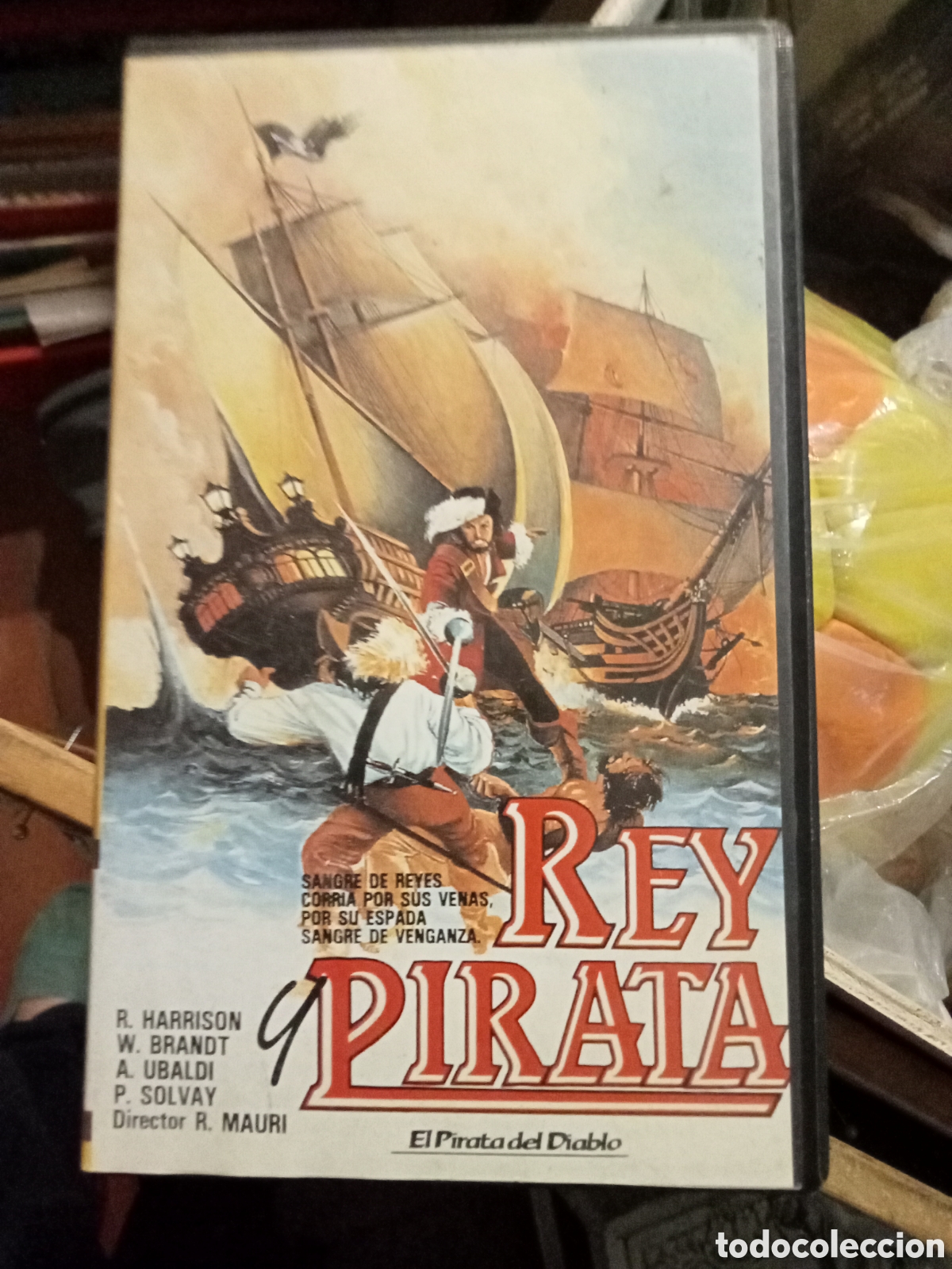 Cine: VHS rey y pirata Topacio home video
