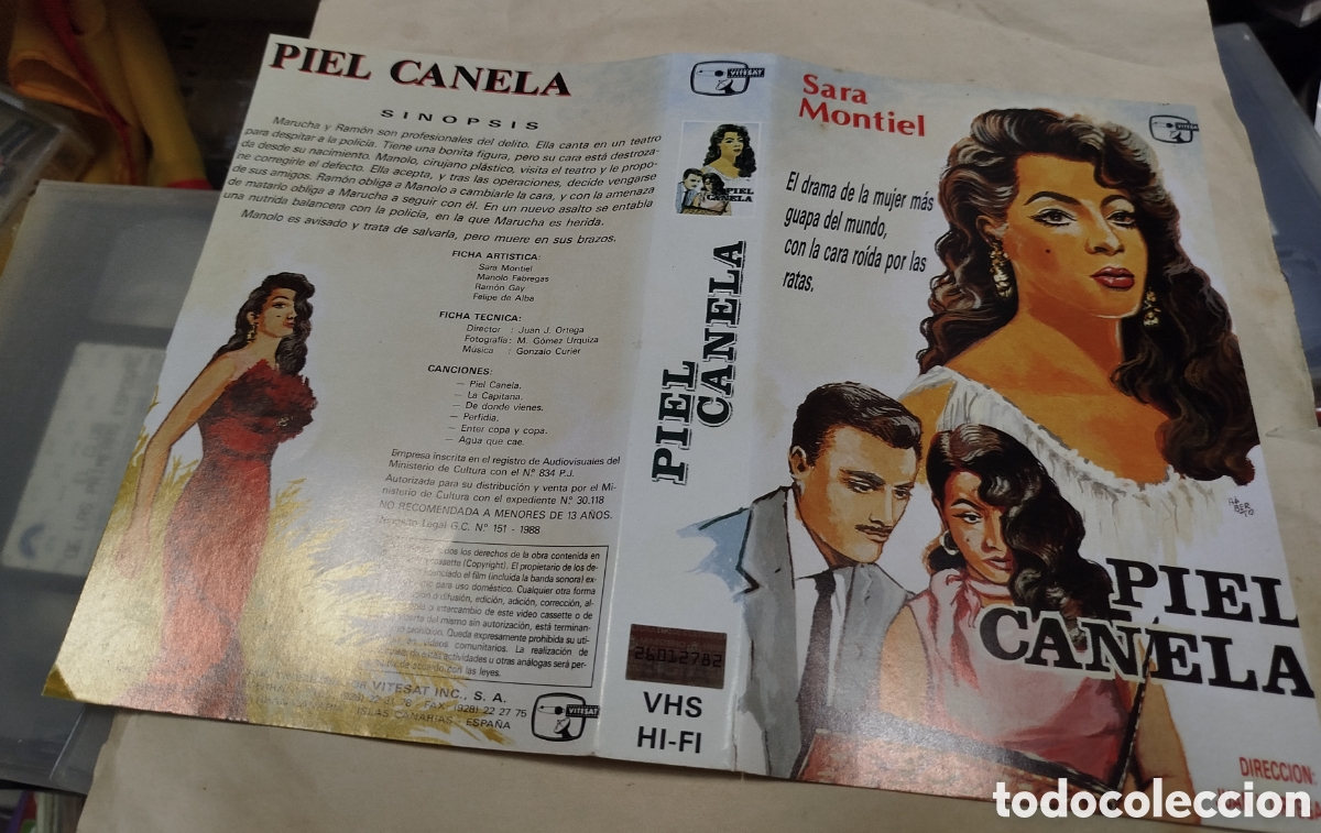 Cine: Piel canela. SOLO CAR&Aacute;TULA. VHS