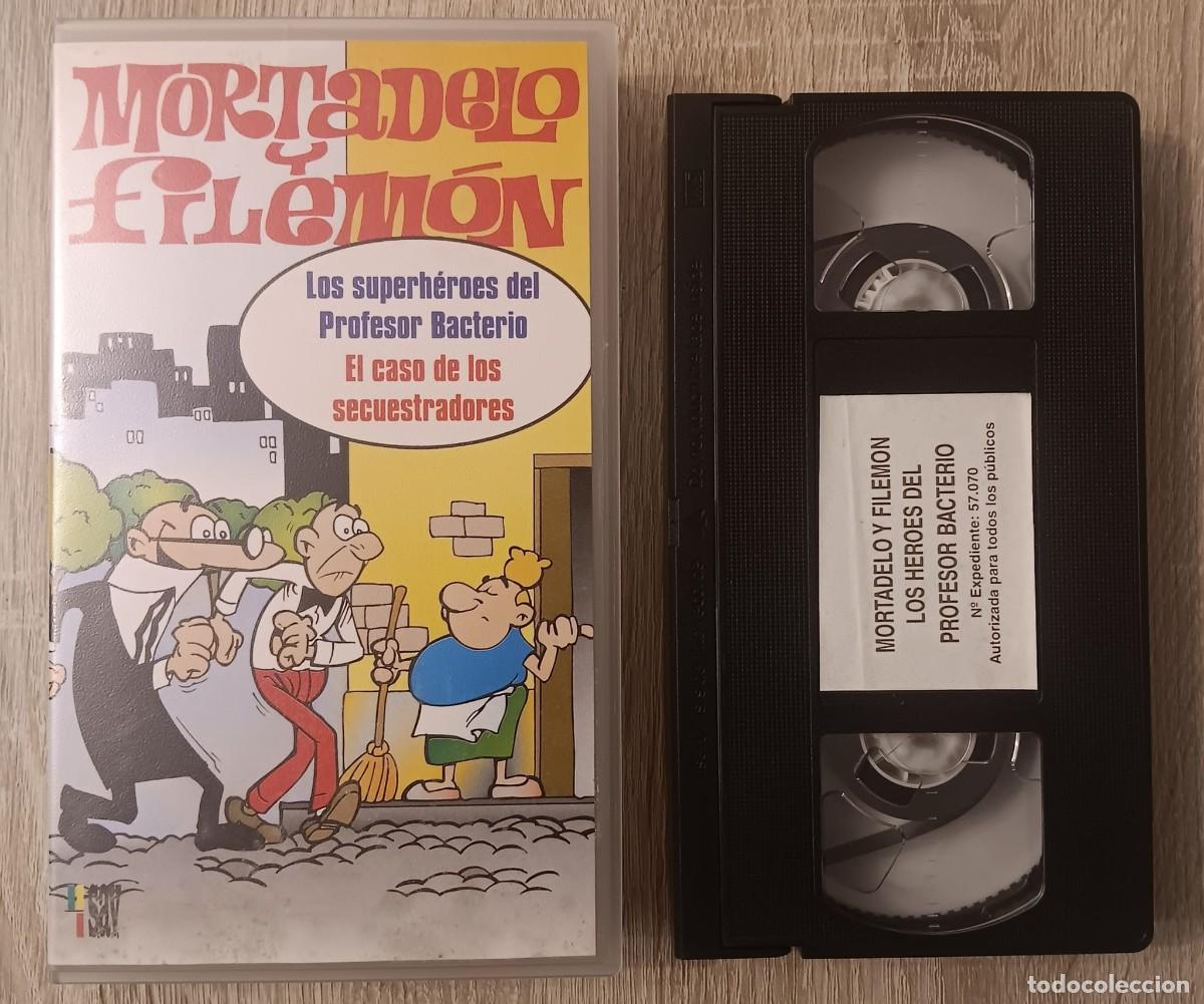 Cine: PELICULA EN FORMATO VHS MORTADELO Y FILEMON LOS SUPERHEROES DEL PROFESOR BACTERIO