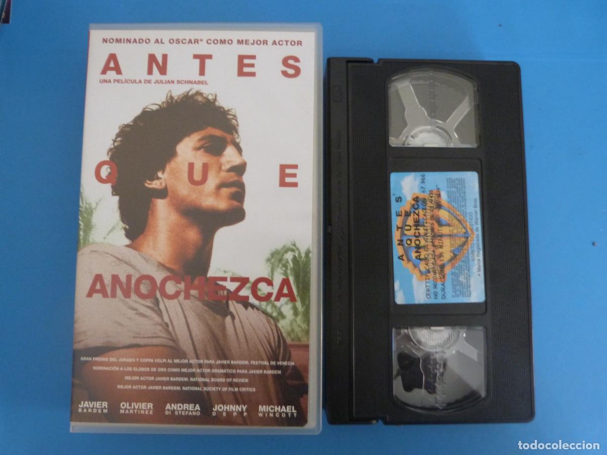 Cine: PELICULA VHS ANTES QUE ANOCHEZCA JAVIER BARDEM 2001
