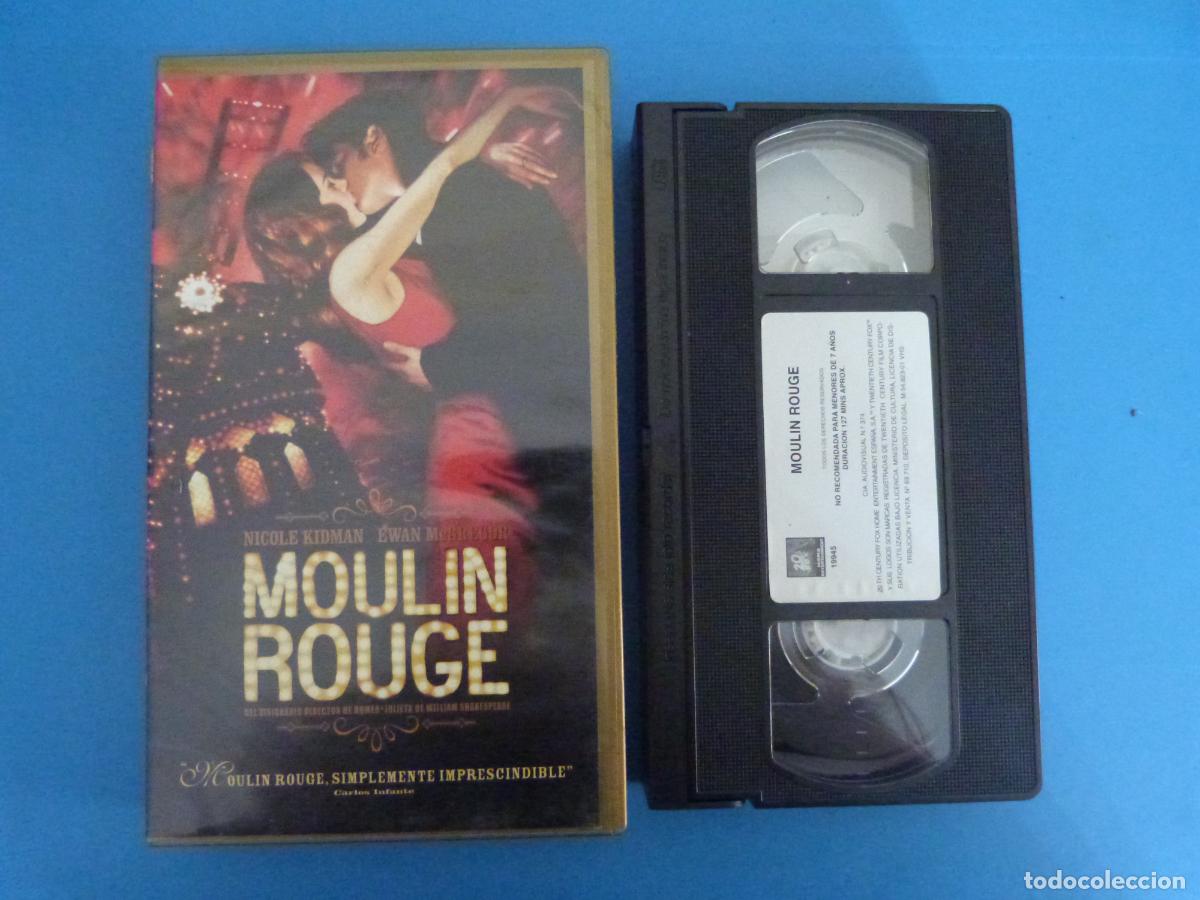 Cine: PELICULA VHS MOULIN ROUGE NICOLE KIDMAN 2001