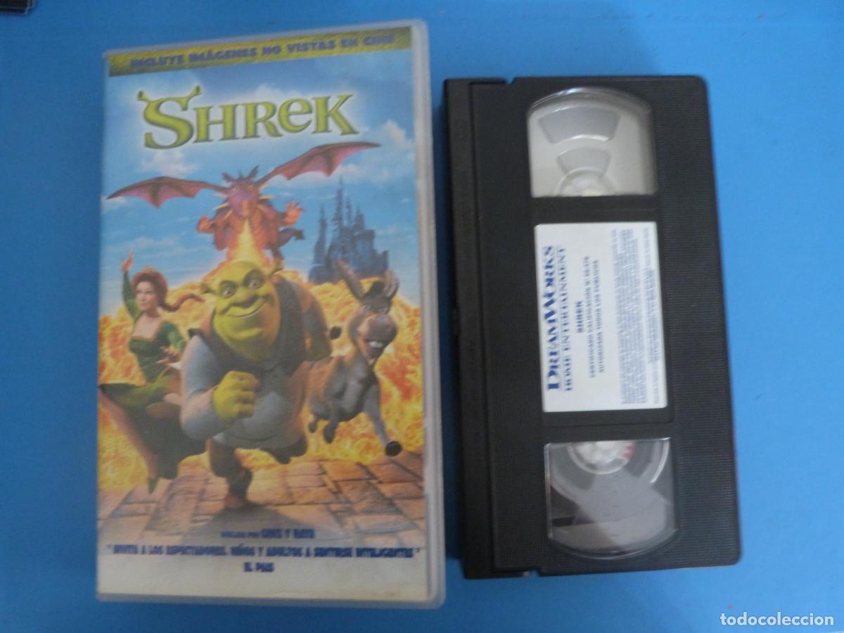 Cine: PELICULA VHS SHREK CRUZ Y RAYA 2001