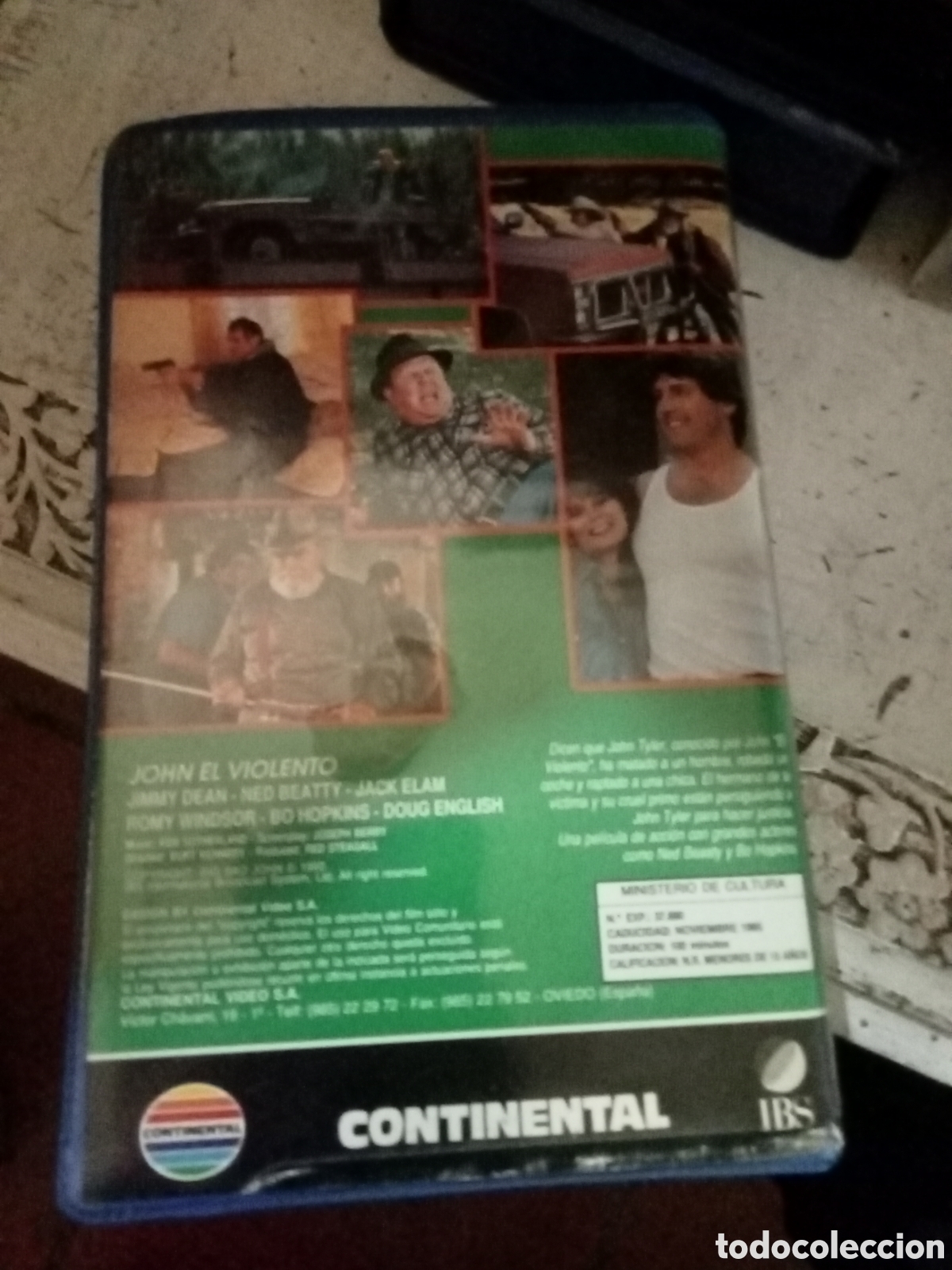 Cine: VHS John el violento - Foto 2