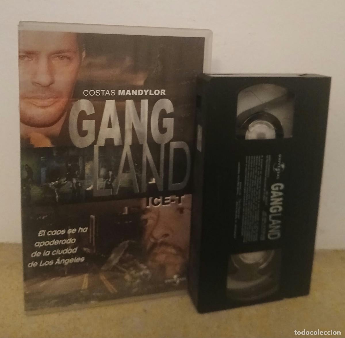 Cine: GANG LAND - VHS CON COSTAS MANDYLOR Y ICE-T UNICO EN TODOCOLECCION