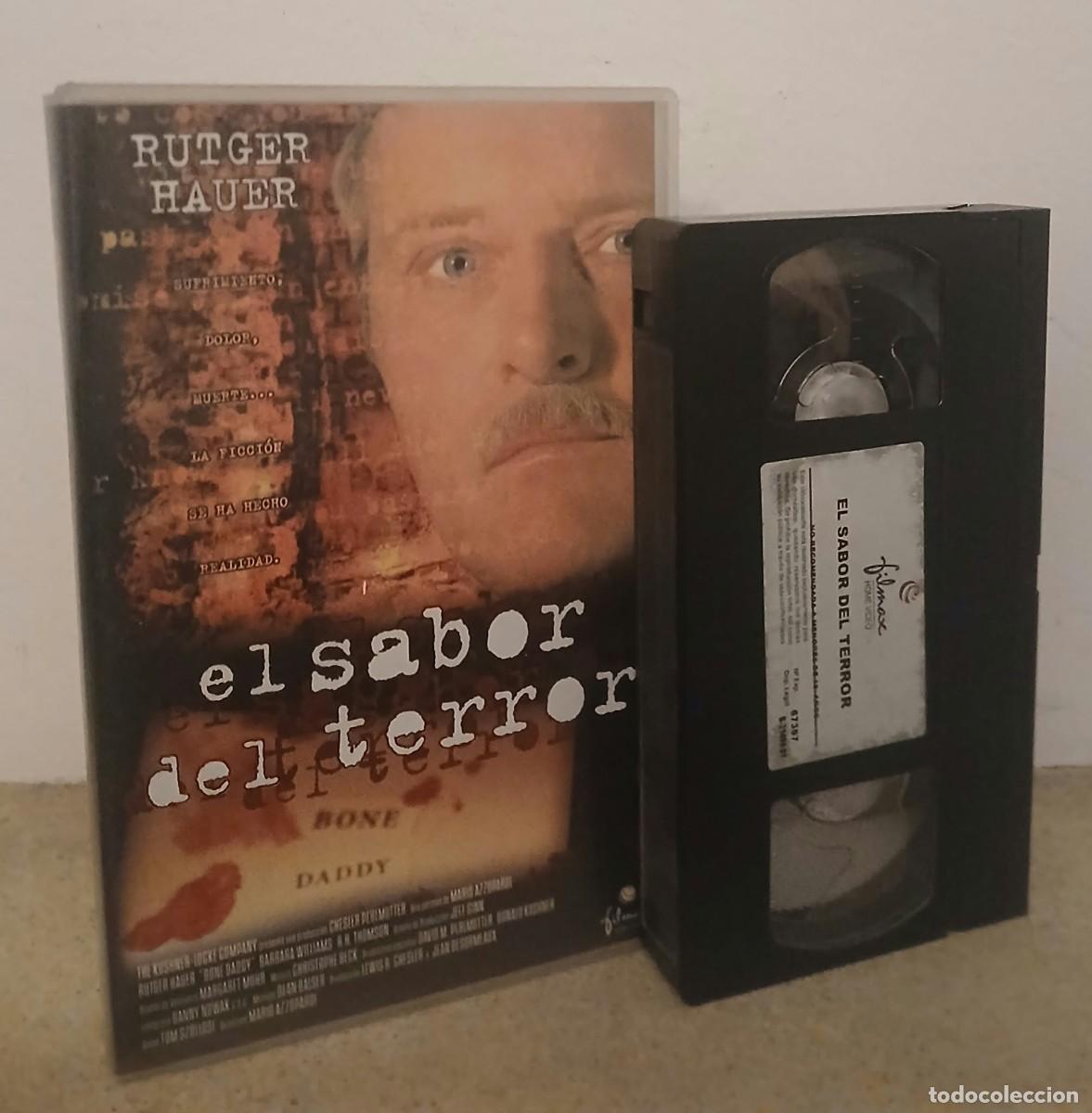 Cine: EL SABOR DEL TERROR - VHS DE TERROR CON RUTGER HAUER