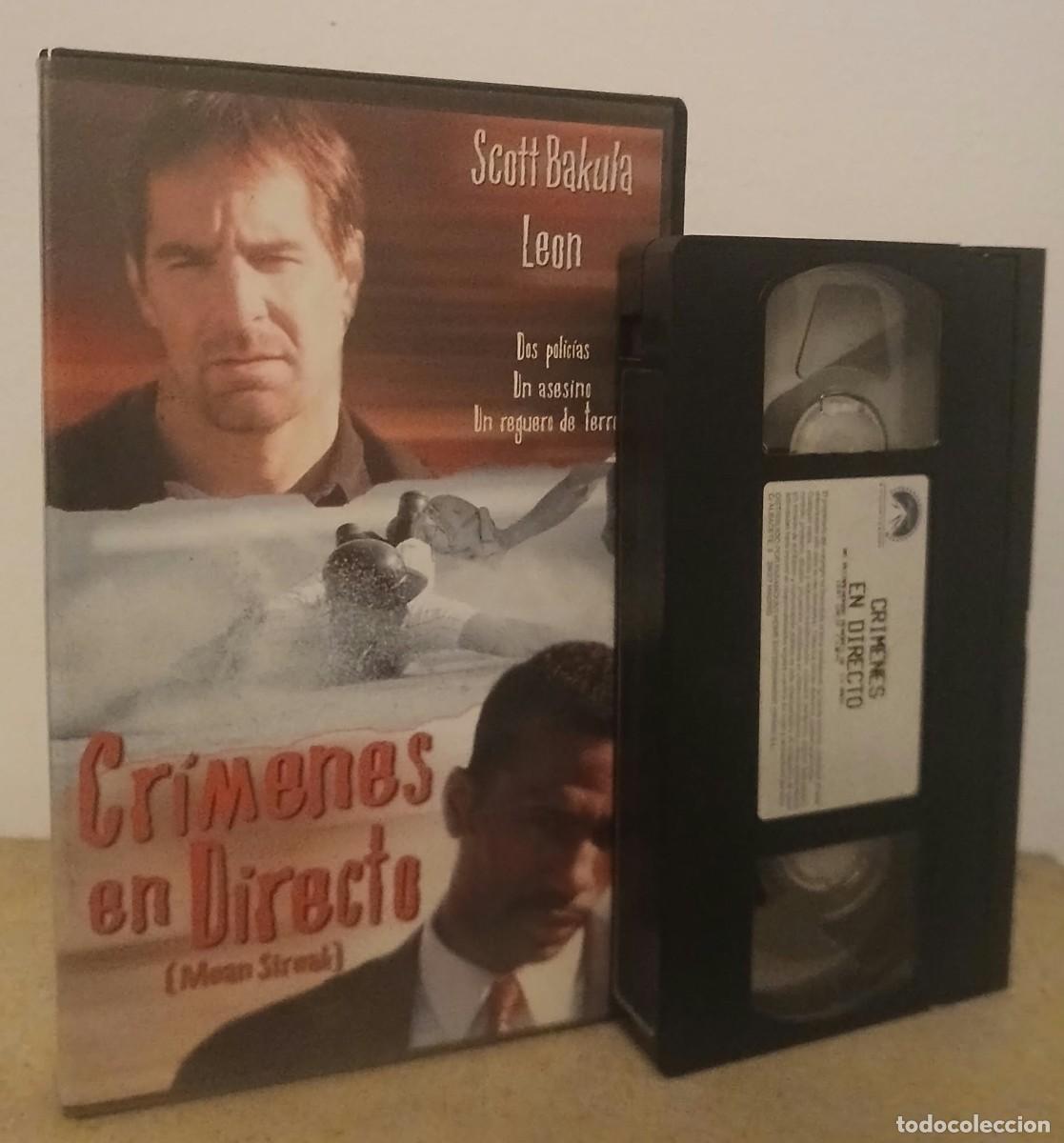 Cine: CRIMENES EN DIRECTO - VHS DE TERROR CON SCOTT BAKULA UNICO EN TODOCOLECCION