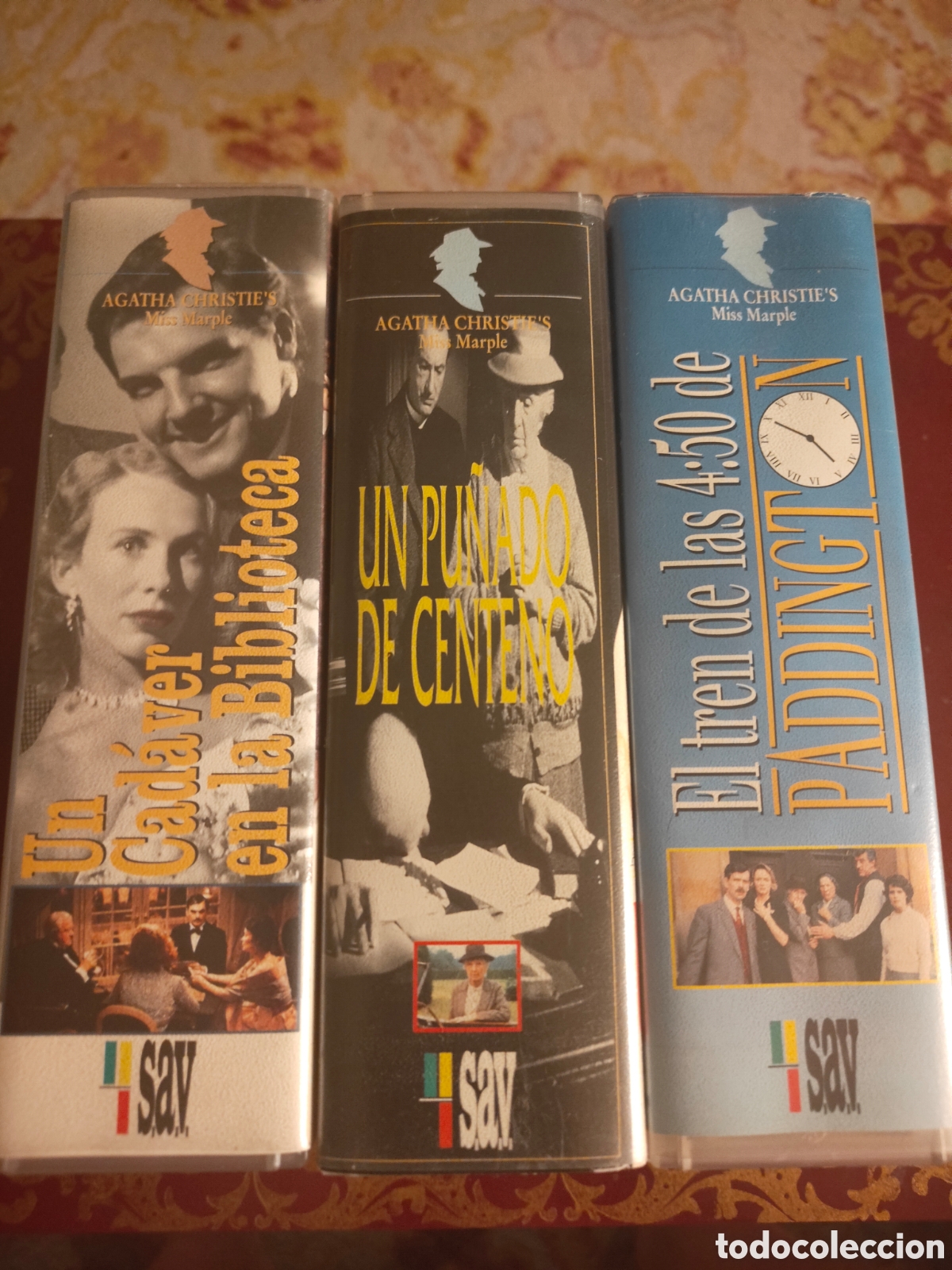 Cine: Lote 3 Cajas VHS Agatha Christie - Miss Marple (BBC / SAV) - 6 Cintas en total