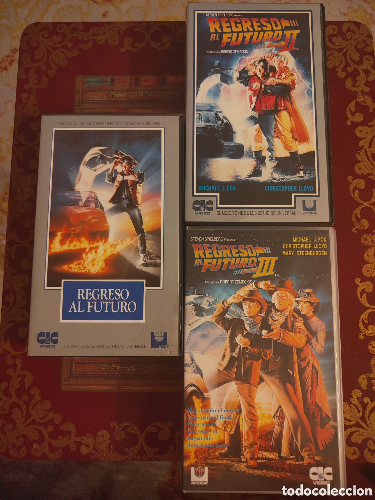 Cine: Trilog&iacute;a Completa VHS Regreso al Futuro I, II y III - Ediciones Originales CIC Video - Con folleto