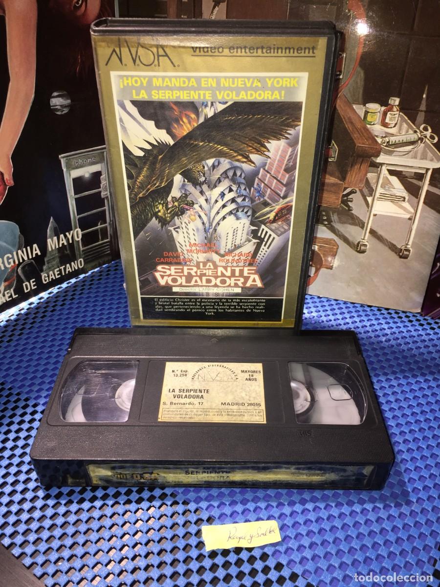 Cine: Vhs La serpiente voladora - David Carradine, Michael Moriuarty - C.Peq.